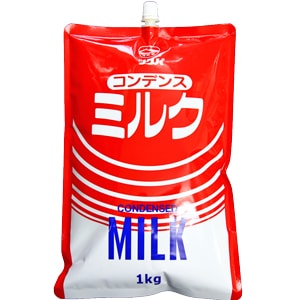 筑波乳業 業務用 コンデンスミルク（加糖れん乳） 1kg袋 【仕入れ】