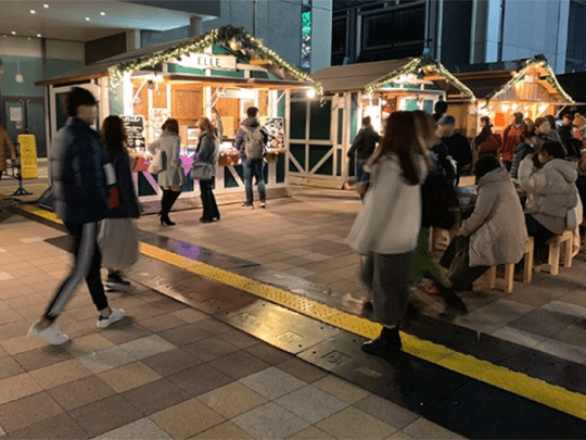 仮設会場