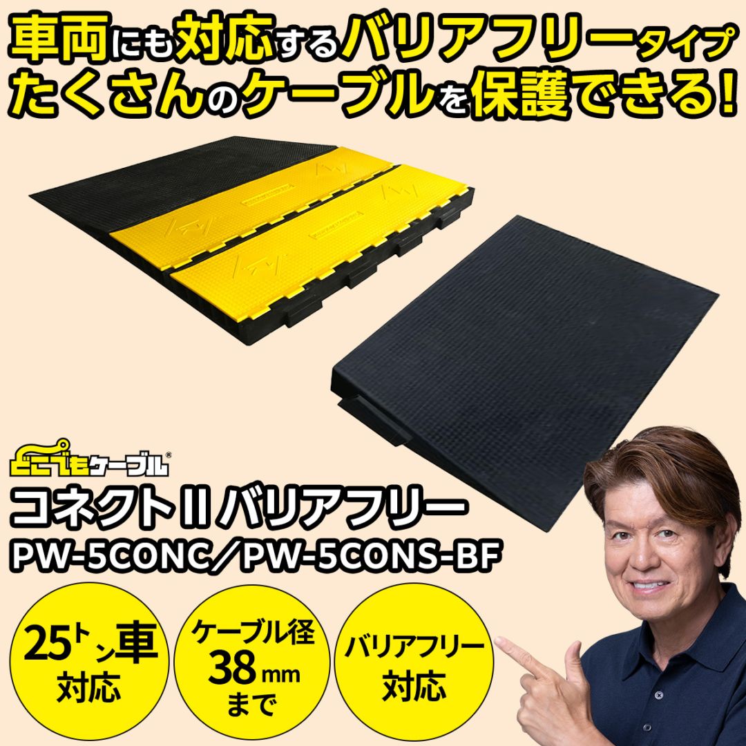 強化型ケーブルプロテクターどこでもケーブル コネクトⅡセンター