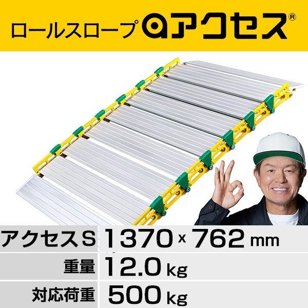 巻いて片手で運べるロールスロープ・アクセス“収納バッグ付き”アクセス