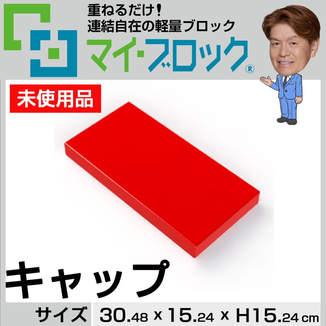 【未使用品】“キャップ” 重ねるだけ！連結自在の軽量ブロック部材マイ・ブロック