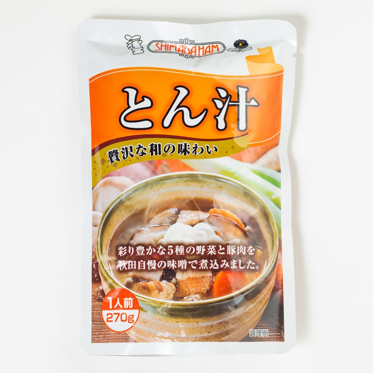 【具たくさん】【秋田味噌】国産豚100% とん汁270ｇ ｜国産にこだわる　レトルト惣菜