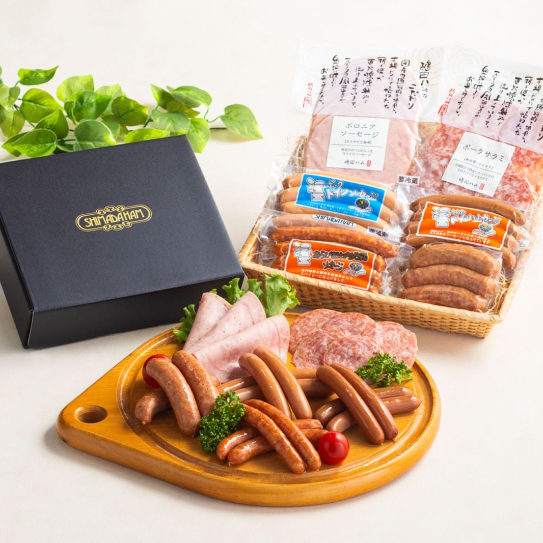 【送料込】【直火燻製】 嶋田ハム看板ソーセージ6種食べ比べセット |無塩せきソーセージ専門店【嶋田ハム】