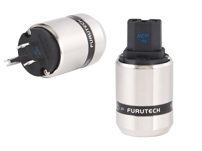 FURUTECH FI-48M NCF(Ag) + FI-48 NCF(Ag)各1個 電源プラグ+IEC