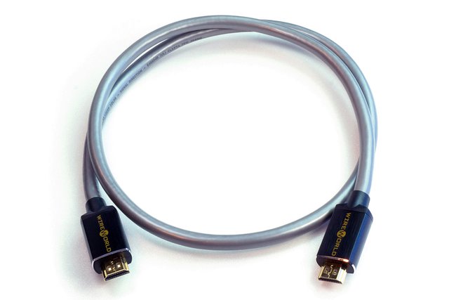 WIREWORLD HDMIケーブル Silver Sphere SSP 3m WIREWORLD Silver Sphere (SSP) /0.6m~3m (長さ選択) | WIRE