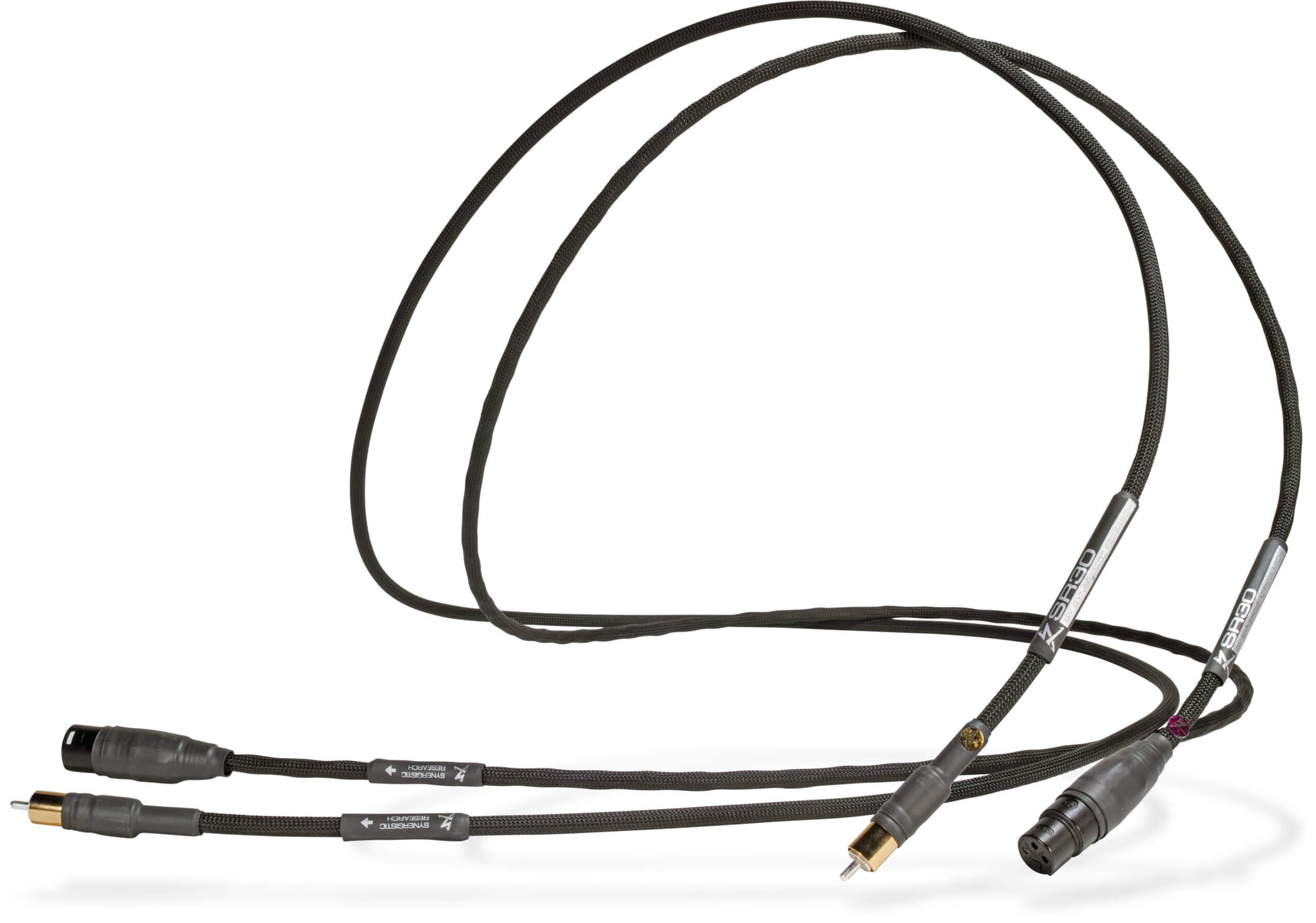 (希少)SYNERGISTICRESEARCH MARKIISオーディオケーブル Synergistic Research SR30：RCA /1.0m~3.0m 【長さ選択】 【お