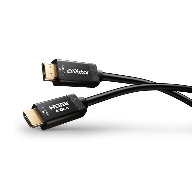 光 SINK HDMI ケーブル 60m 光ファイバーHDMIケー (中古) Victor(JVC) VX-UH1150LC/15m 48Gbps 光ファイバーHDMIケーブル