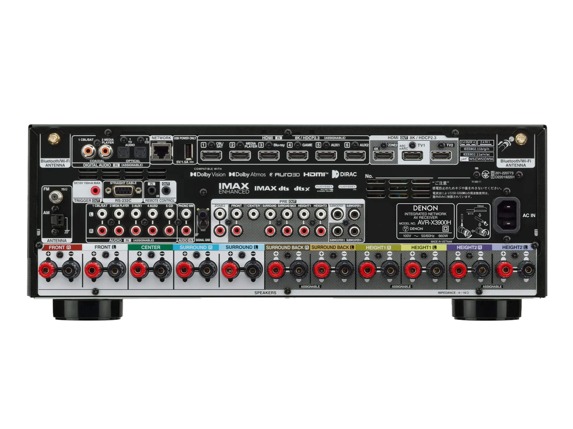 DENON AVR-X3900H 8K対応 9.4ch AVレシーバー | DENON | シマムセン