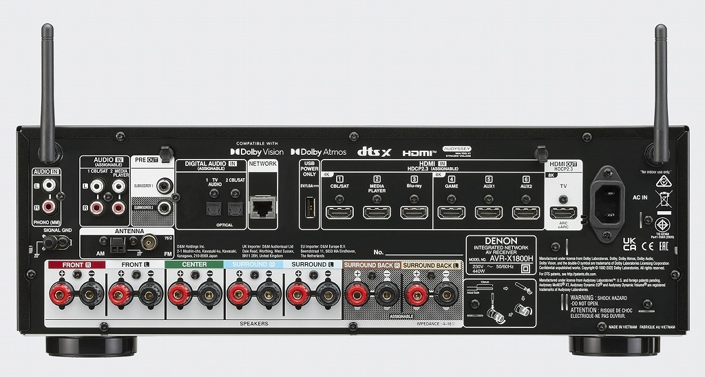 DENON AVR-X1800H 7.2ch AV�쥷���С�