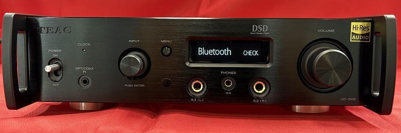 展示処分品】 TEAC UD-505-X ブラック USB-DAC・ヘッドフォンアンプ