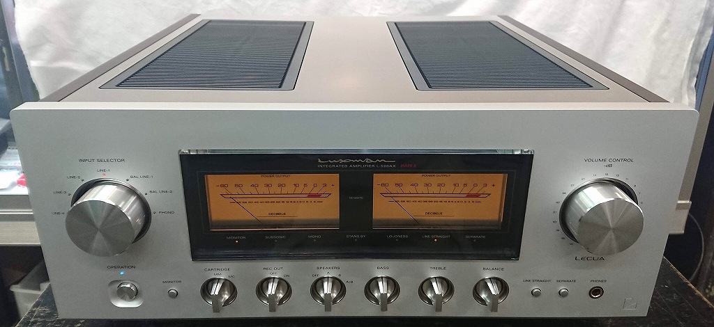中古品】LUXMAN L-590AXⅡ（シリアル：G50600034）※送料無料
