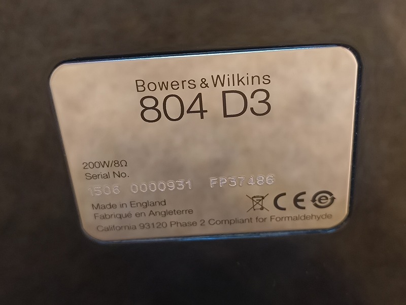 ������ʡ�B&W 804D3 (�ڥ�)  ������̵�����̳�ƻ�����졦Υ��������