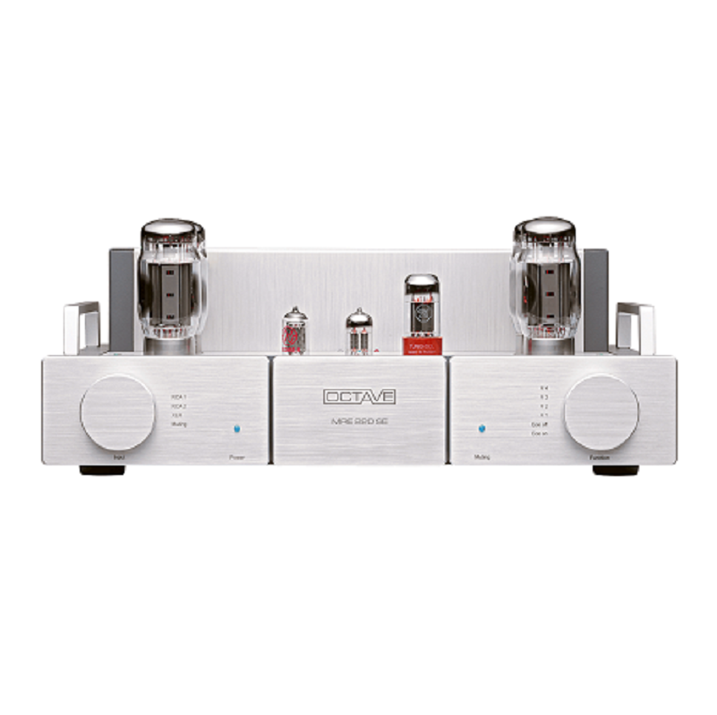 最終お値下げZAIKAプッシュブル真空管パワーアンプL.Rペア2台ステレオセット OCTAVE MRE 220SE（ペア） シルバー 真空管モノラルパワーアンプ