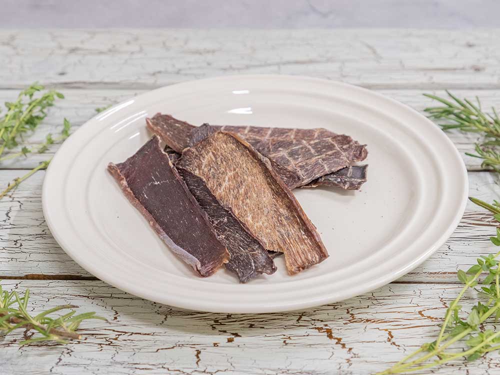 ヒューマングレードペットフード［本州鹿のジャーキー］Honshu deer jerky