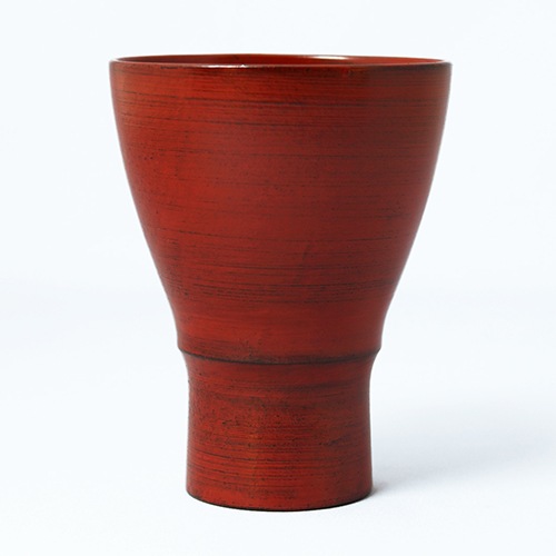 時代◇根来塗杯 5客揃 (根来塗 根来 漆芸 中世漆器 漆器