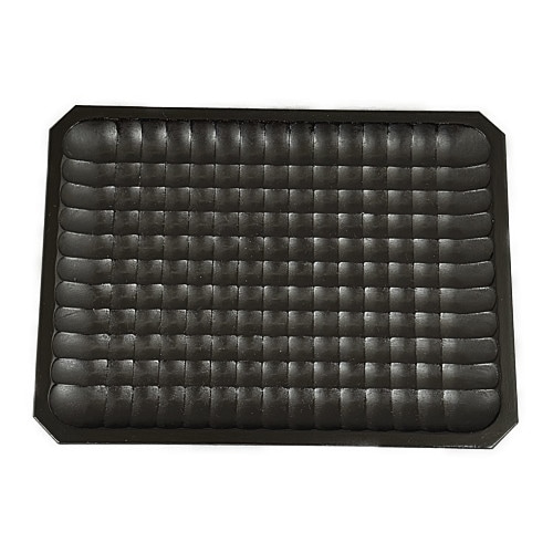 象谷塗格子長角皿｜漆器の島安【うるわしうるし】根来塗、食器