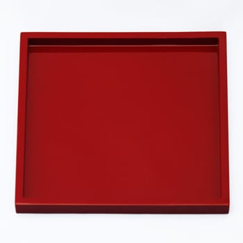 八角形 漆器トレイ 赤 八角形 漆器トレイ 赤 - メルカリ