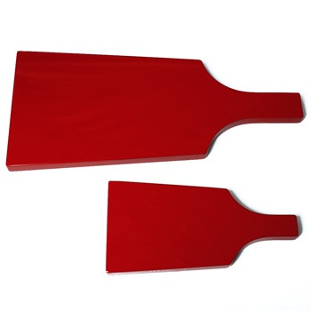 羽子板プレート（赤）｜漆器の島安【うるわしうるし】根来塗