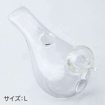 しっぽネコのミニフラワーベース グラス 可愛い 猫雑貨 ガラス