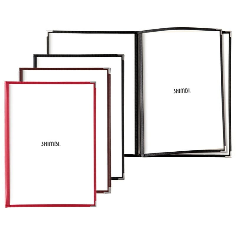 ABW-12（B4 中綴じ6ページ仕様） クリアアメリカン メニューブック