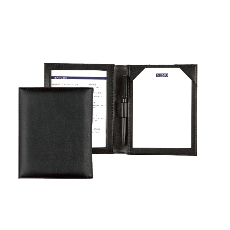 SS-J2 二つ折りメモパッド 客室｜メニューブックのシンビ 飲食店