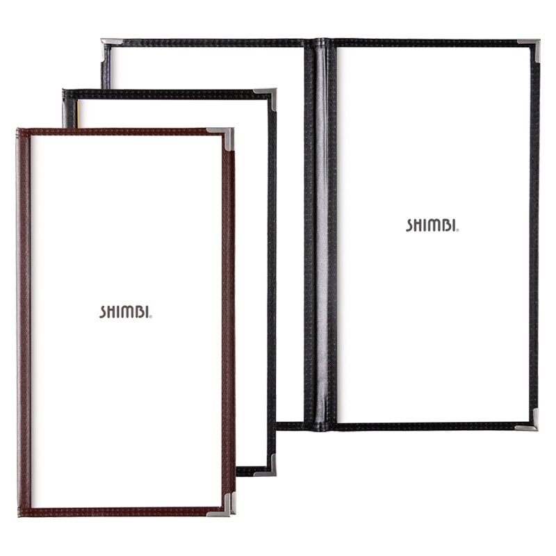 ABW-21（A4縦長 4ページ仕様） クリアアメリカン メニューブック