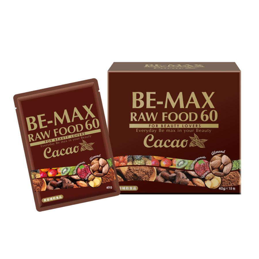 BE-MAX RAW FOOD 60 Cacao 40g×15包二箱 BE-MAX RAWFOOD 60 Cacao 40g×15包 | BE-MAX（ビーマックス） | プロ