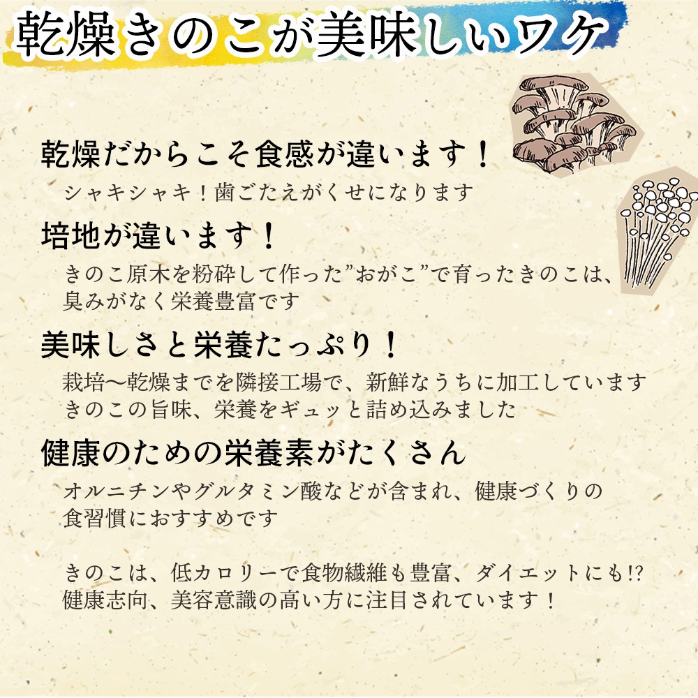 ＼訳ありセール／国産乾燥きのこ