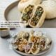 【定期便】焼きおやき9種+そば茶のチーズケーキ セット