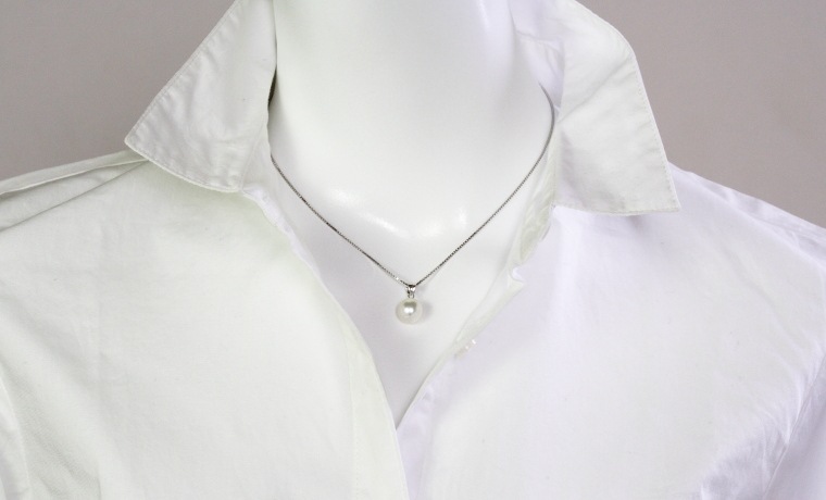 SV白蝶真珠ペンダント【大きさ10.0㎜】＜263-2＞ | ギフト用パール