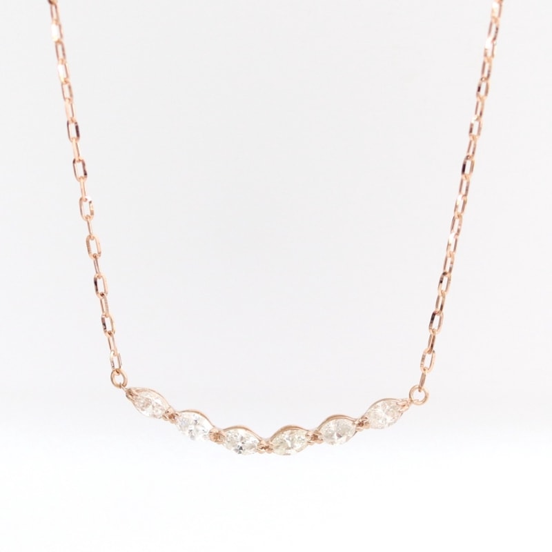K18PG��������ɥС��ͥå��쥹��D0.81ct��Ĺ��48�ѡ�