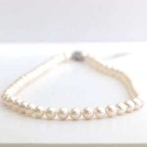 SVあこや真珠ネックレス【大きさ8.0-8.5mm・長さ44.5cm】＜281212SG＞