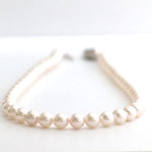 SVあこや真珠ネックレス【大きさ8.5-9.0mm・長さ43cm】＜061221＞