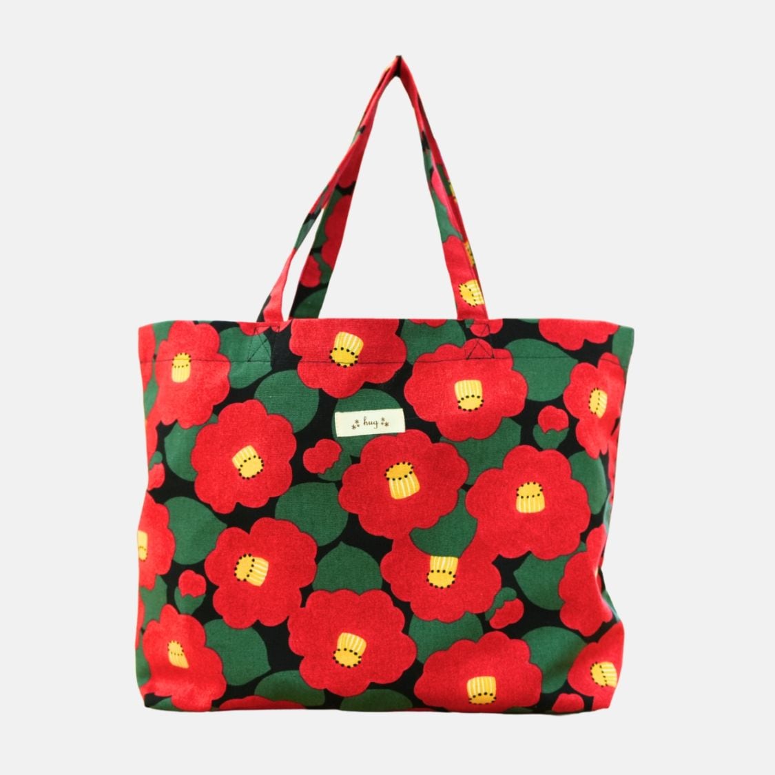 椿エコバック（白・黒）