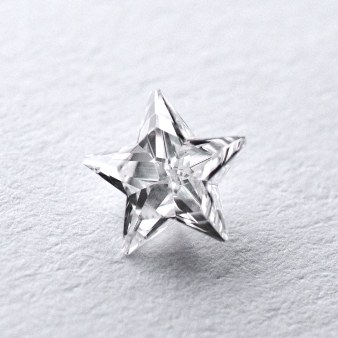 星のダイヤモンド ルース 0.164ct, G, VS-1(星型ダイヤモンド)