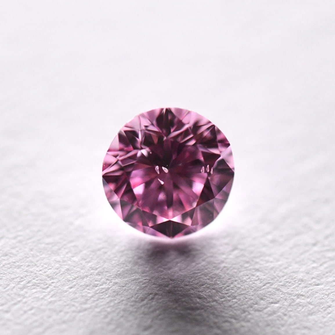 ピンクダイヤモンドルース 0.27ct, Fancy Intense Purplish Pink, Round, SI-2, GIA