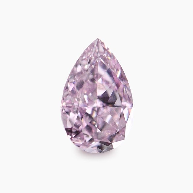 ピンクダイヤモンドルース 0.143ct, Fancy Purple Pink, VS-1, Pear Shape, GIA/CGL