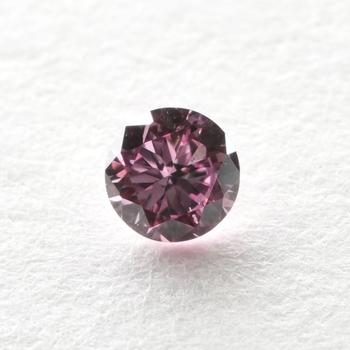 ピンクダイヤモンドルース 0.027ct / Fancy Intense Purplish Pink / SI-1