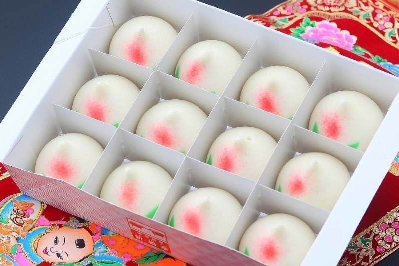 桃饅頭12個入り 桃饅頭 中国料理 新橋亭