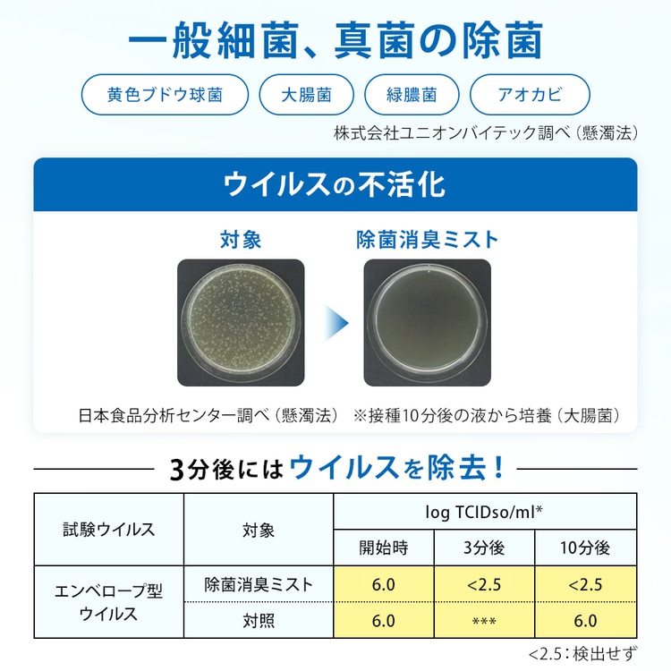 【衣服・靴に】除菌消臭ミスト 300ml