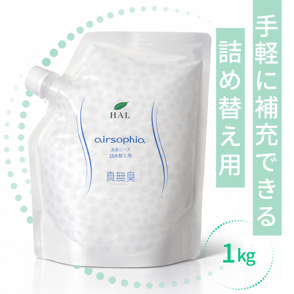 【コンパクトな詰替】消臭ビーズ 詰め替え用1kg