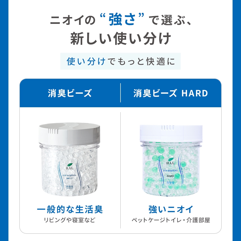 【強いニオイ対策に】消臭ビーズHARD 600g