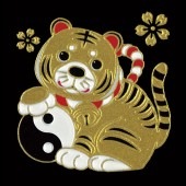 蒔絵シール 招福十二支 寅とら|蒔絵シール|雑貨・和小物