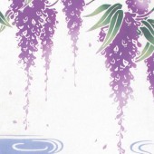 注染手ぬぐい 藤鏡 花圃 日本製
