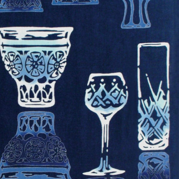 注染手ぬぐい 切子硝子 きりこがらす 趣味道楽 日本製