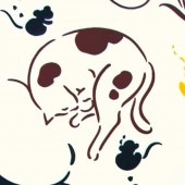 注染手ぬぐい 昼寝子 ひるねこ 生き物 日本製|布もの|和小物・生活雑貨