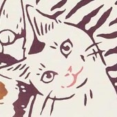 注染手ぬぐい 猫づくし 生き物 日本製