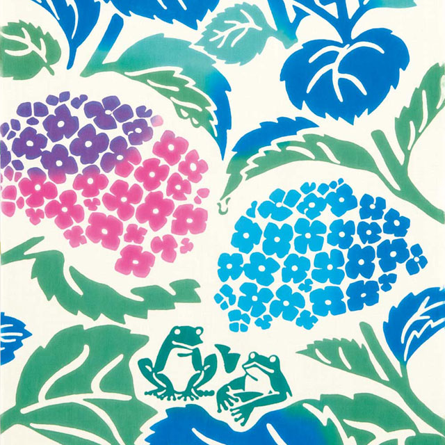 注染手ぬぐい 雨宿りの出会い 夏の風物詩 日本製