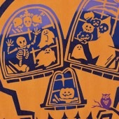 注染手ぬぐい Halloween party ハロウィン パーティ 日本製|布もの|和小物・生活雑貨
