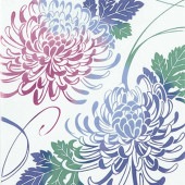 注染手ぬぐい 舞菊 秋 花圃 日本製 きくキク 日本製|布もの|和小物・生活雑貨